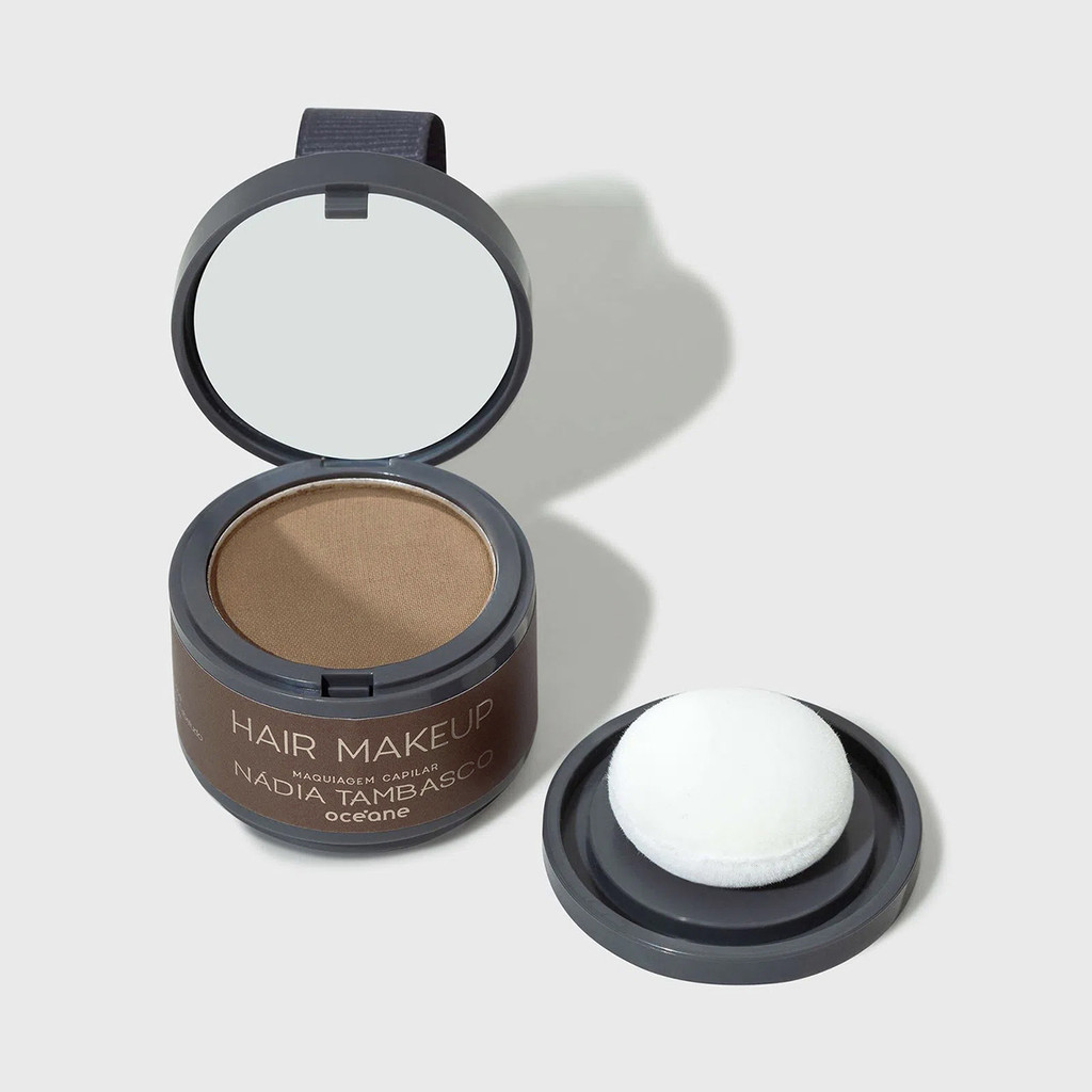 Océane Nadia Tambasco Hair Makeup - Maquiagem Capilar Castanho 4g em Oferta na Shopee