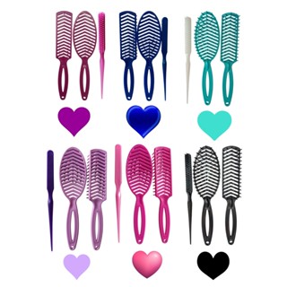 Kit 3 Escovas 1 Reta 1 Oval Rígidas e 1 Três Fileiras em Oferta na Shopee