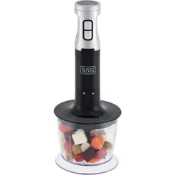 MIXER MINI PROCESSADOR BLACK+DECKER MK600 127V PRETO