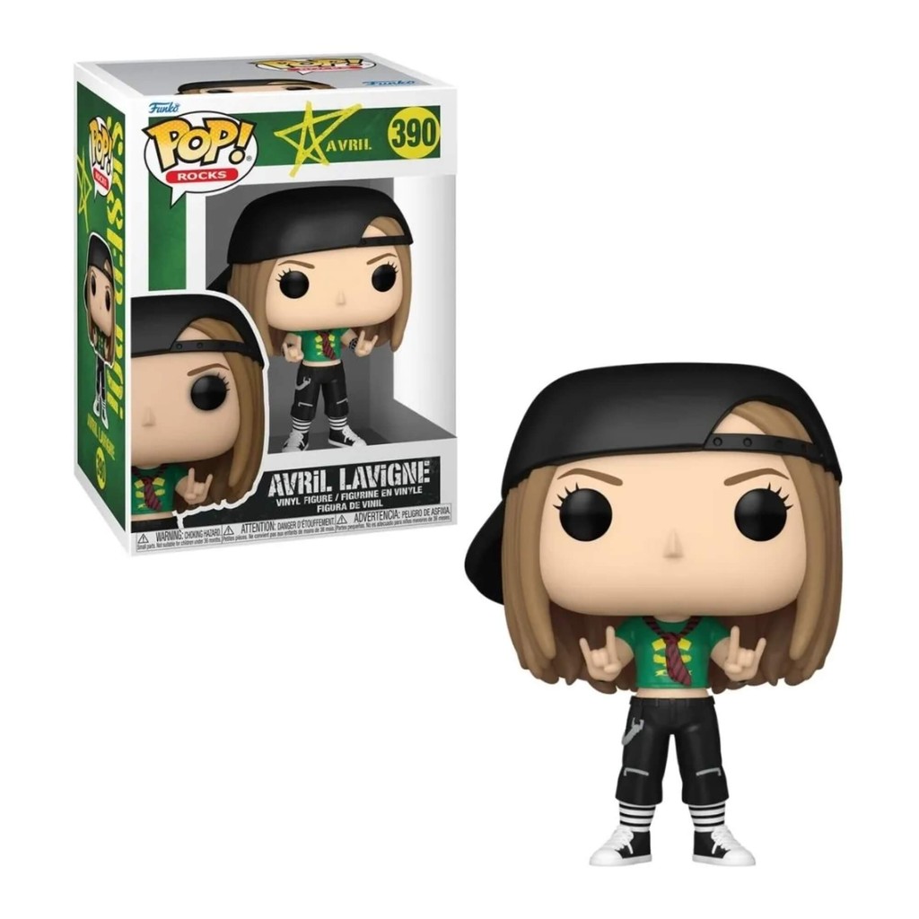 Boneco Funko Pop! Rocks - Avril Lavigne - Sk8ter Boi Candide - 11129 em Oferta na Shopee