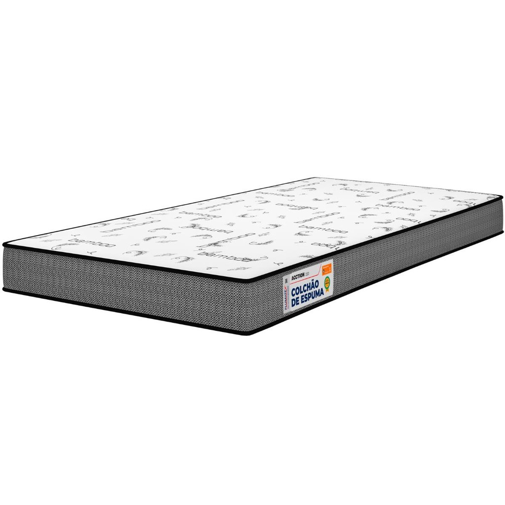 Colchão Solteiro Acction D20 88x188x14 Plumatex em Oferta na Shopee