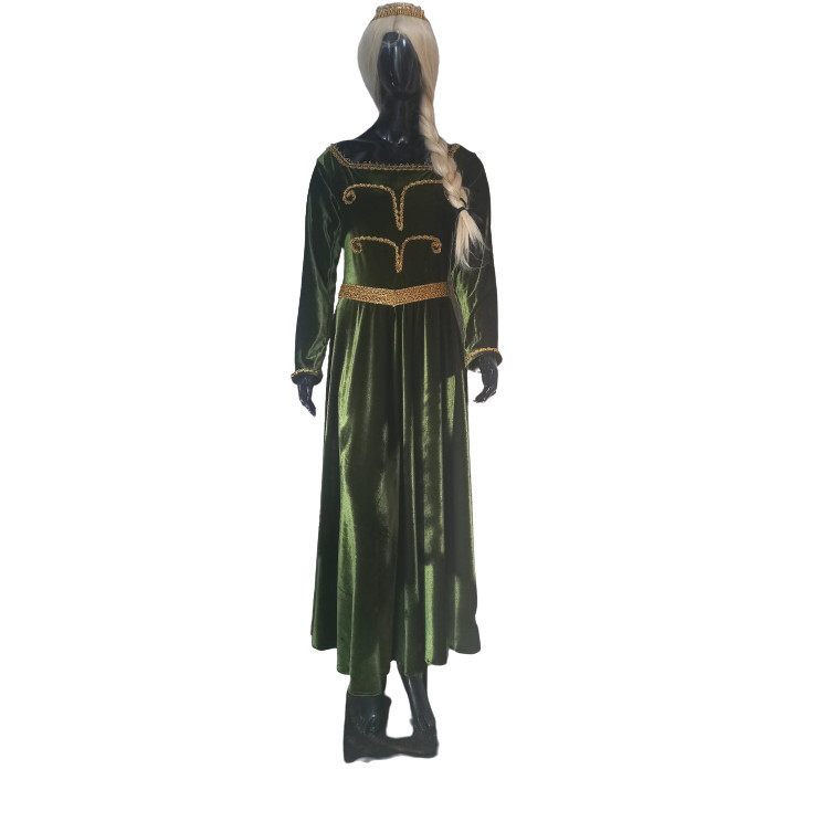 Vestido medieval Princesa Fiona Shrek