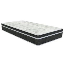 Colchão Solteiro p/ Hotelaria Molas Bonnel Venezia Black Euro Pillow (78x188x24) - Orthoflex