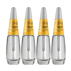 Kit 4 Esmalte Impala Base Tratamento Força Extrema Manicure