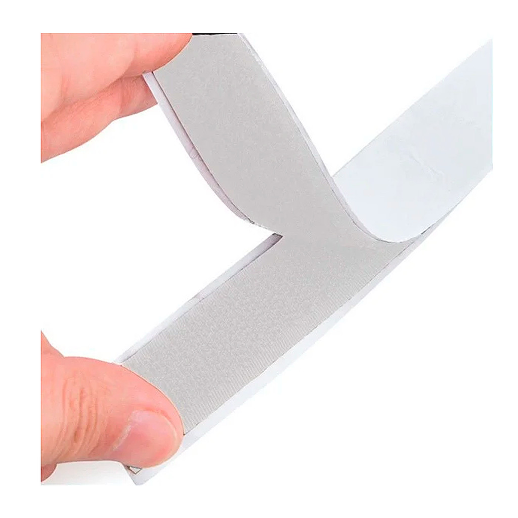 FECHO DE CONTATO ADESIVO  BRANCO 25MM em Oferta na Shopee