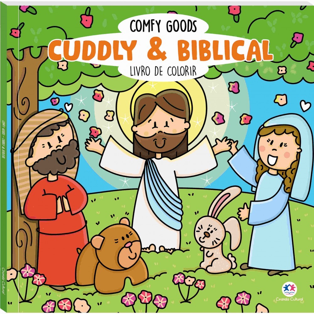 Livro Cuddly and Biblical - Livro de Colorir em Oferta na Shopee