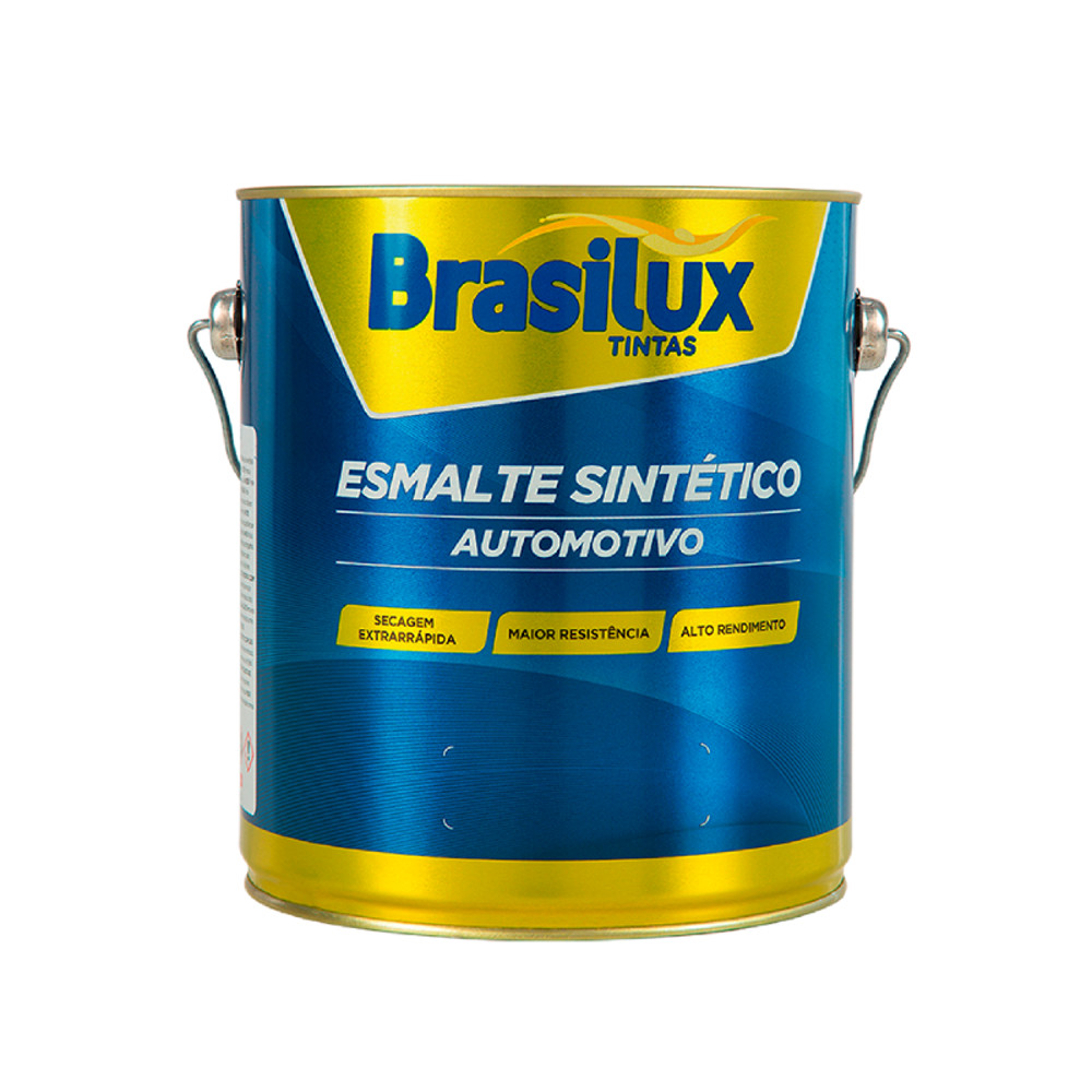 Tinta Esmalte Sintético Extra Rápido Automotivo Várias Cores 0,9L Brasilux