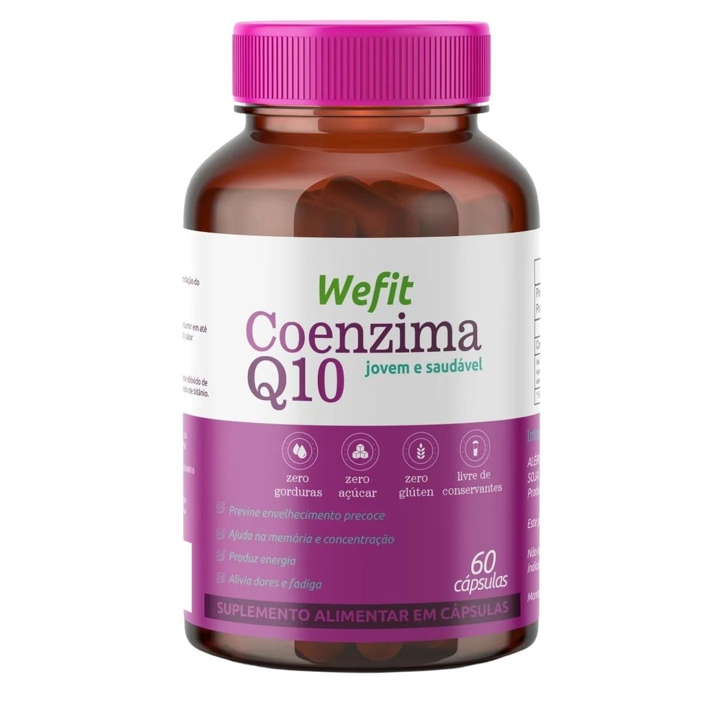 Coenzima Q10 C/60 Cápsulas - WeFit em Oferta na Shopee