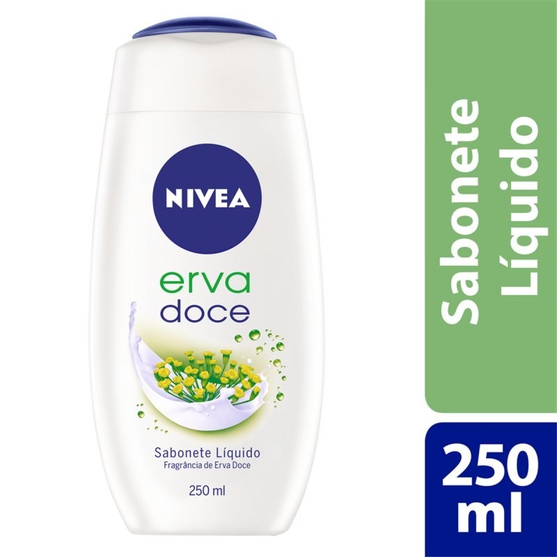 Sabonete Hidratante Nivea Erva-Doce, Liquido Com 250Ml - Beauty