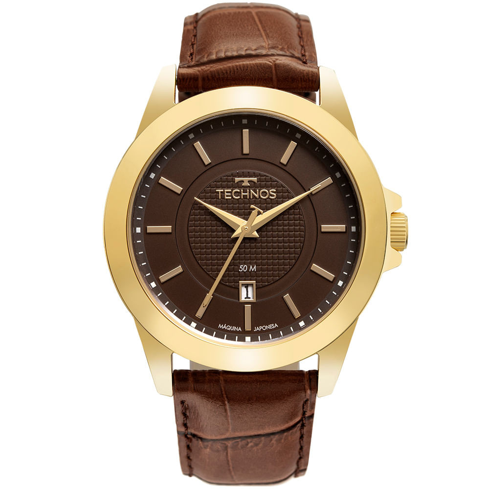 Relógio Technos Masculino Steel Dourado - 2115MYA/0M em Oferta na Shopee
