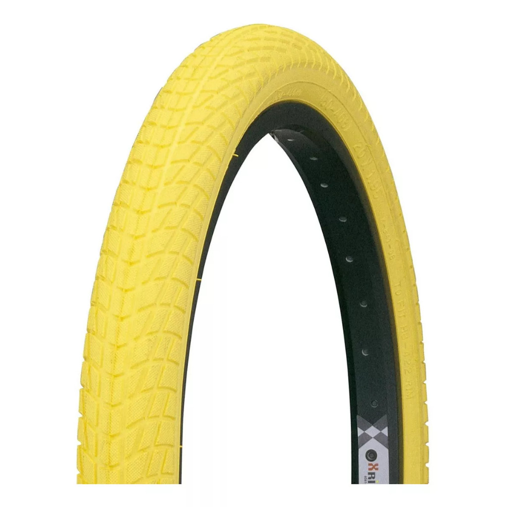 Pneu Colorido Aro 20x1.95 Bicicleta Kenda Bmx Cor Amarelo em Oferta na Shopee