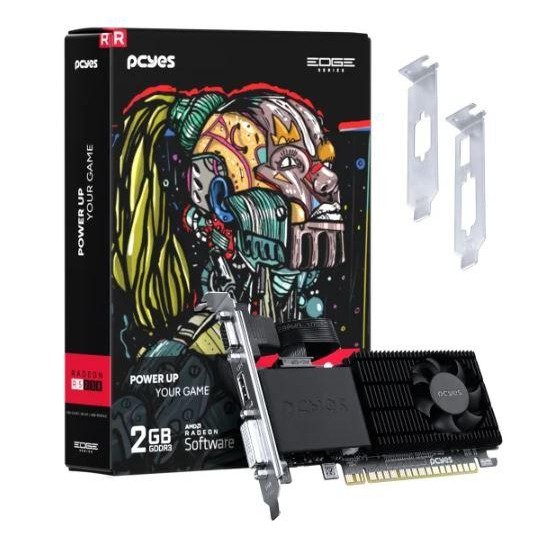 Placa de Vídeo Radeon R5 230 2GB GDDR3 64bit Low Profile