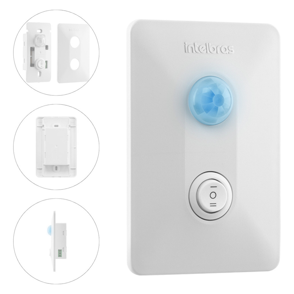 Interruptor Sensor Presença Iluminação Espi 180 E+ Intelbras (RF 6010 / 6011)