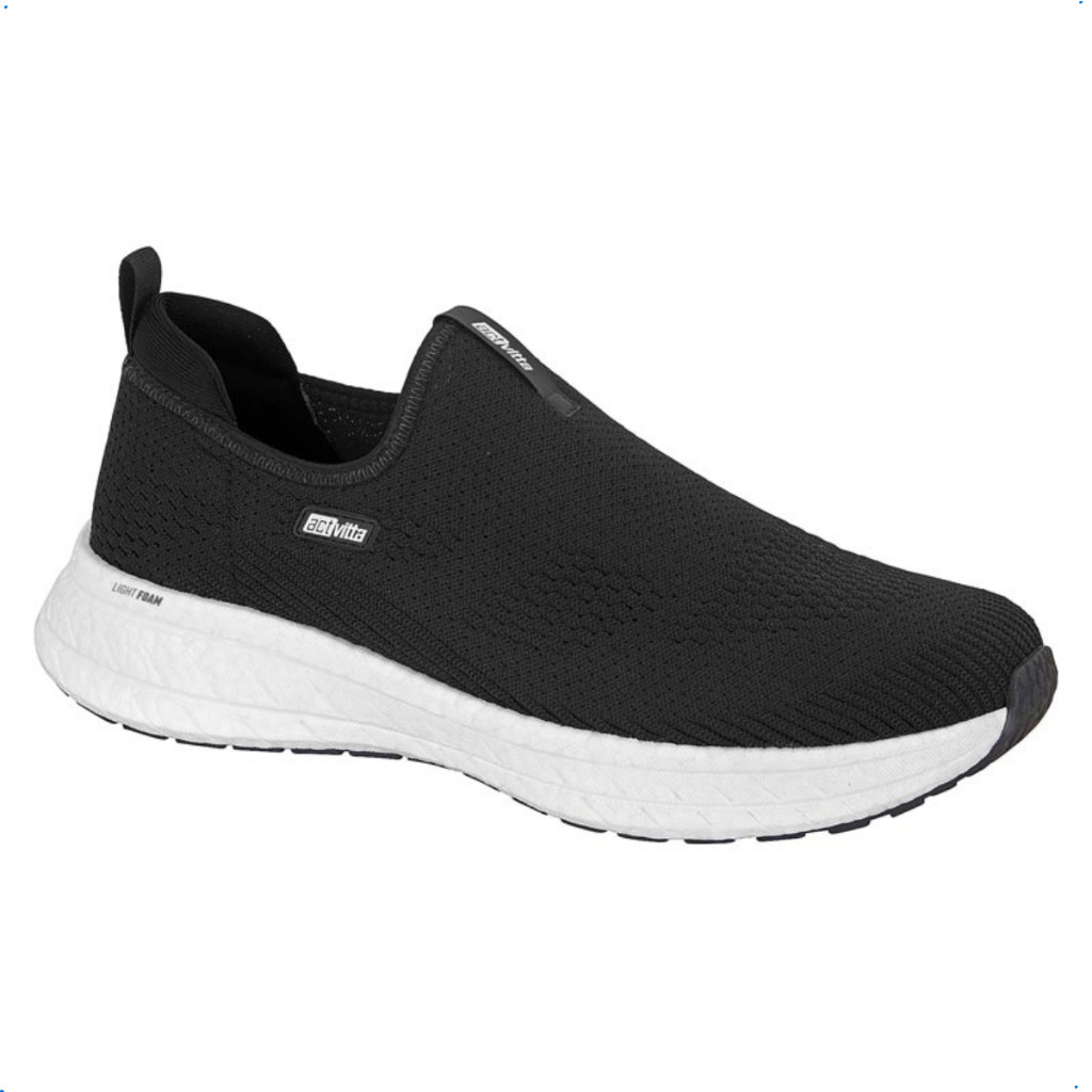 Tênis Masculino Actvitta Casual Esportivo Slip On Calce Fácil