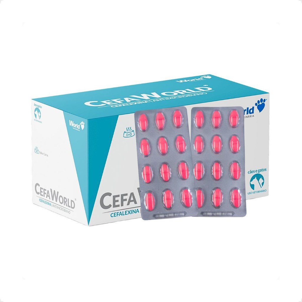 Kit 2 Cefaworld 300mg Blisteres De 12 Comprimidos
