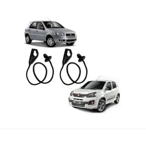 Tirante Tampão Bagagito Porta Malas Novo Uno Mobi   2 Peças