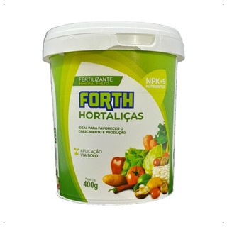 Adubo Hortaliças Forth Jardim Balde 400g em Oferta na Shopee