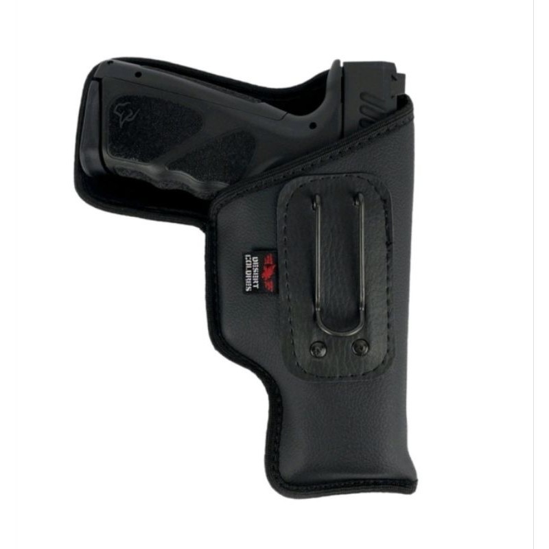 Coldre Velado Dissimulado Premium Para Pist. TS9 / Beretta APX/ XD-M Elite Em Neoprene e Couro  P.U Desert Coldres