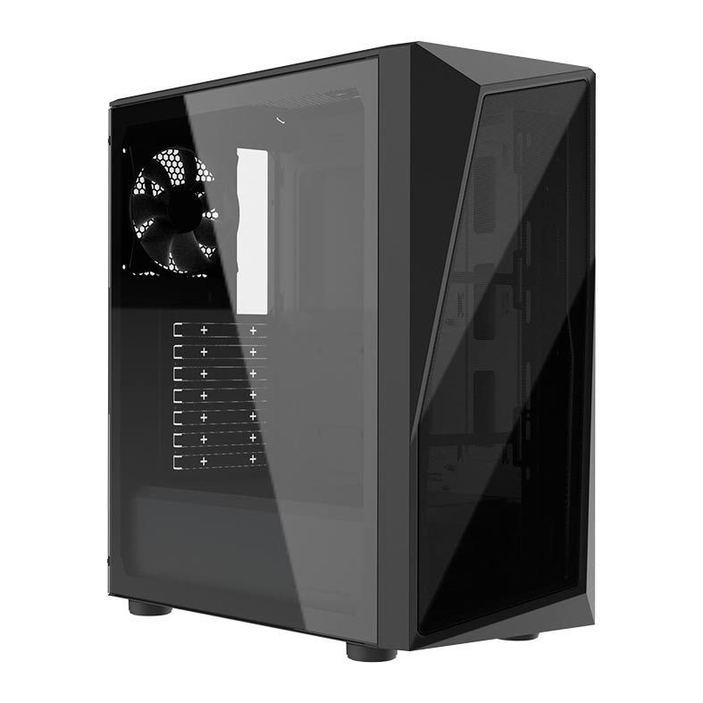 Gabinete Gamer Cooler Master MasterBox CMP 520L, Lateral de Vidro, 1x fan, Preto - CP520-KGNN-S03