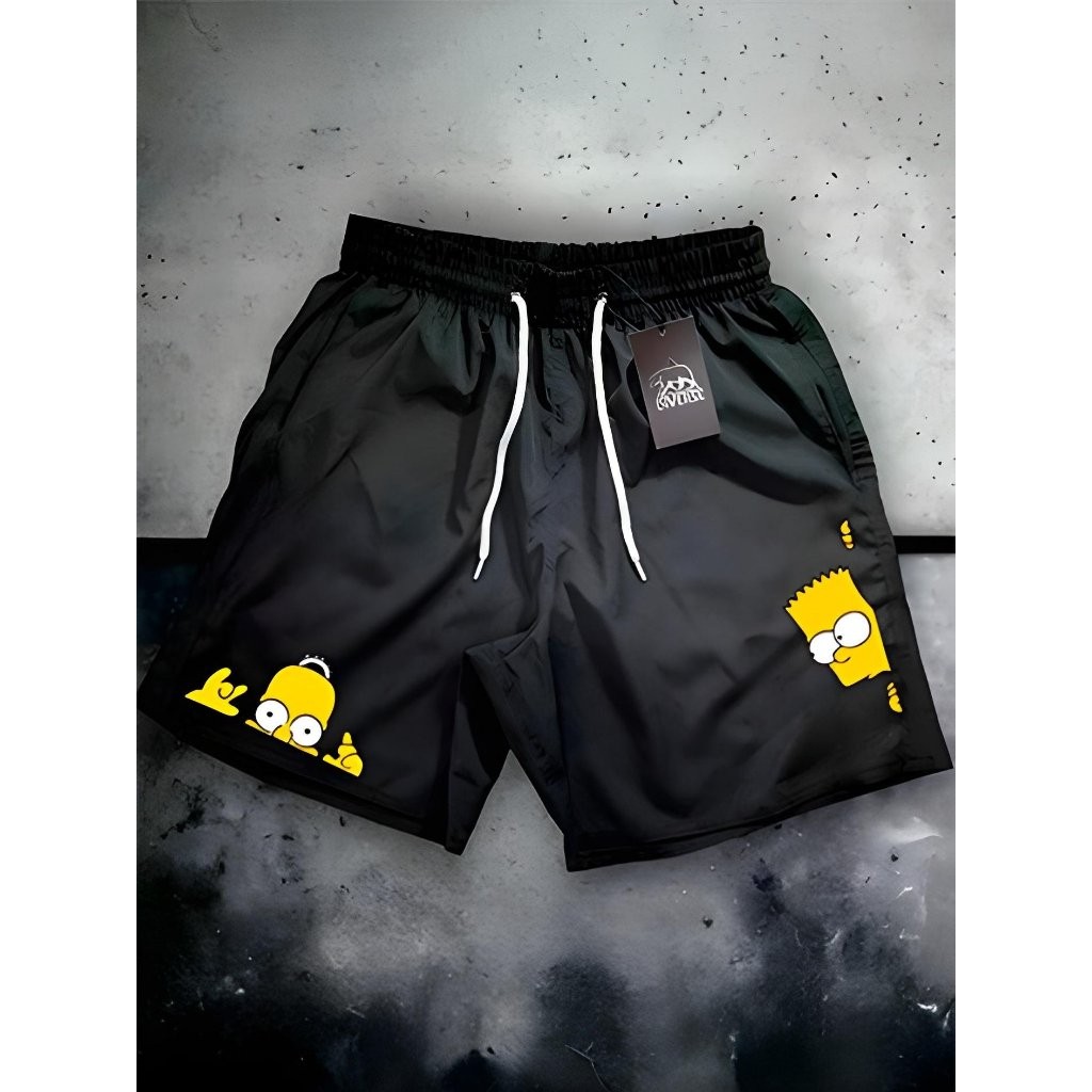 Bermuda Short Masculino Modelo Personagem Mauricinho Elastano Cores