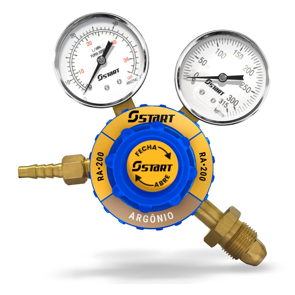 Regulador De Pressão Para Argônio Ou Mistura Solda Mig E Tig