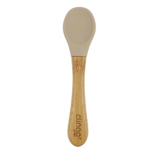 Colher de Bambu e Silicone Linha Eco Green Fendi - Clingo em Oferta na Shopee