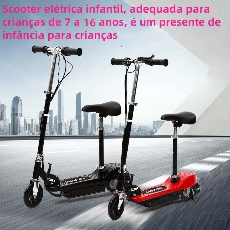 Carro elétrico pequeno mini bicicleta elétrica dobrável campus feminino infantil carro elé...