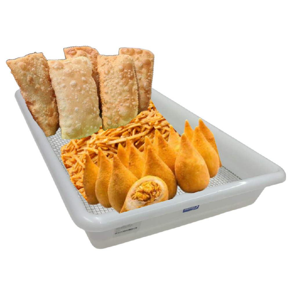 Secador Escorredor Fritura Bandeja 22,1x30,3x7,5cm Salgados em Oferta na Shopee