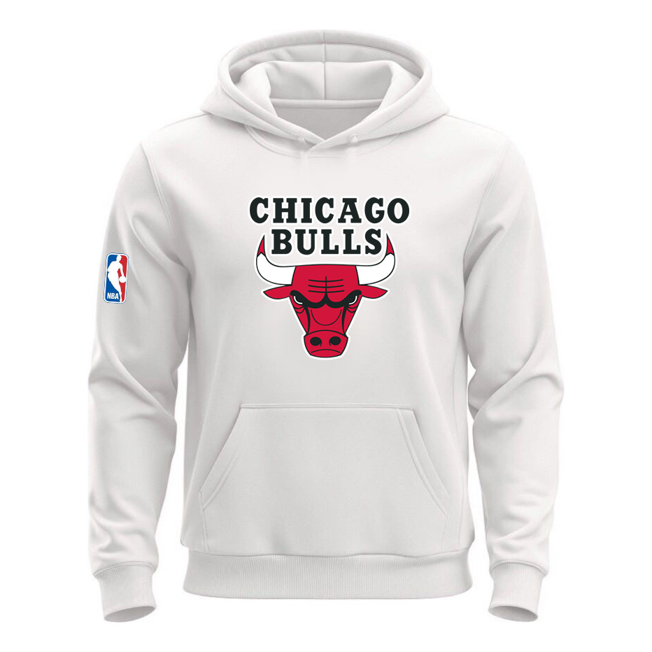 Blusa de Frio Moletom Jaqueta Casaco Agasalho Masculino Feminino Streetwear Canguru Basquete  Chicago Bulls