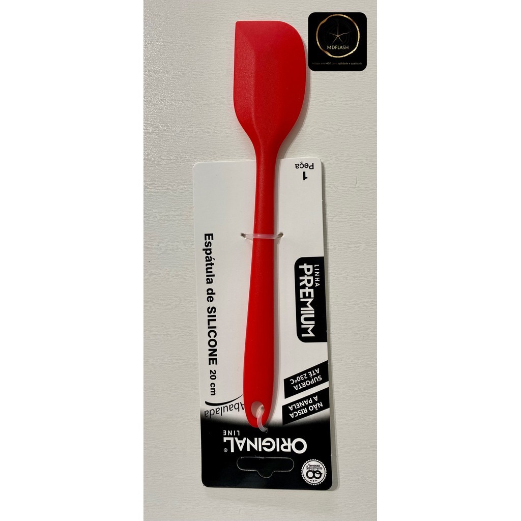 Espátula Abaulada Em Silicone 20cm Original Line