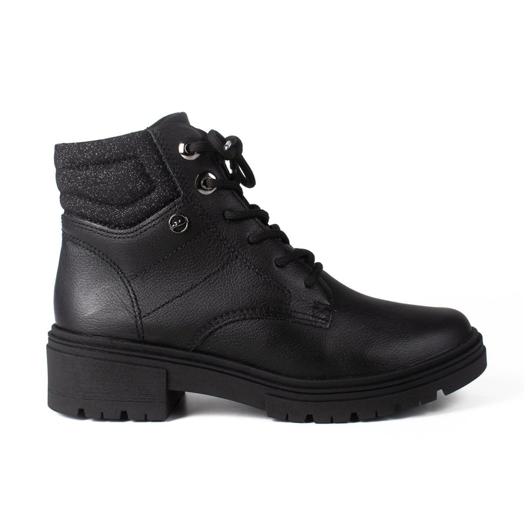 Bota Coturno Dakota Valais Danubio Couro Feminina D0451