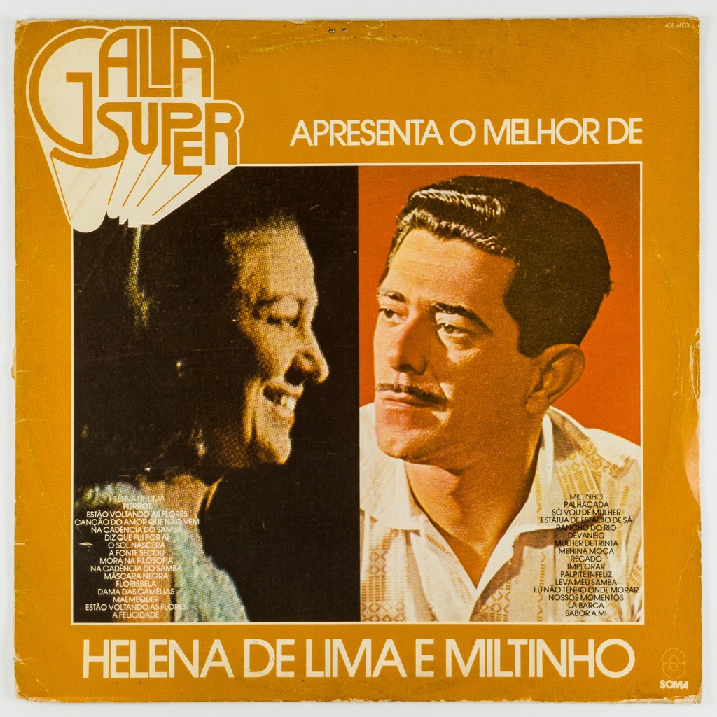 Disco Vinil LP Helena de Lima Miltinho Melhor Gala Apresenta