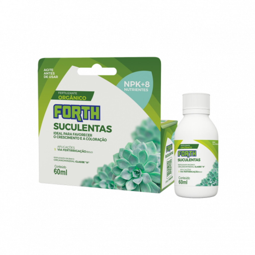 Adubo Fertilizante Forth Suculentas Concentrado  NPK + Nutrientes Adubo Orgânico
