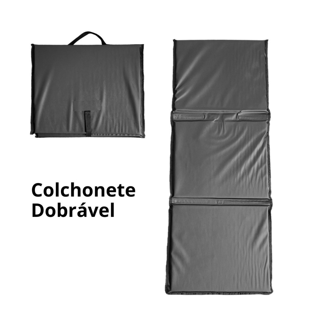 Imagem Colchonete Dobravel Treinos Academias Alongamento - Yoga - Pilates - Ginástica - Meditação