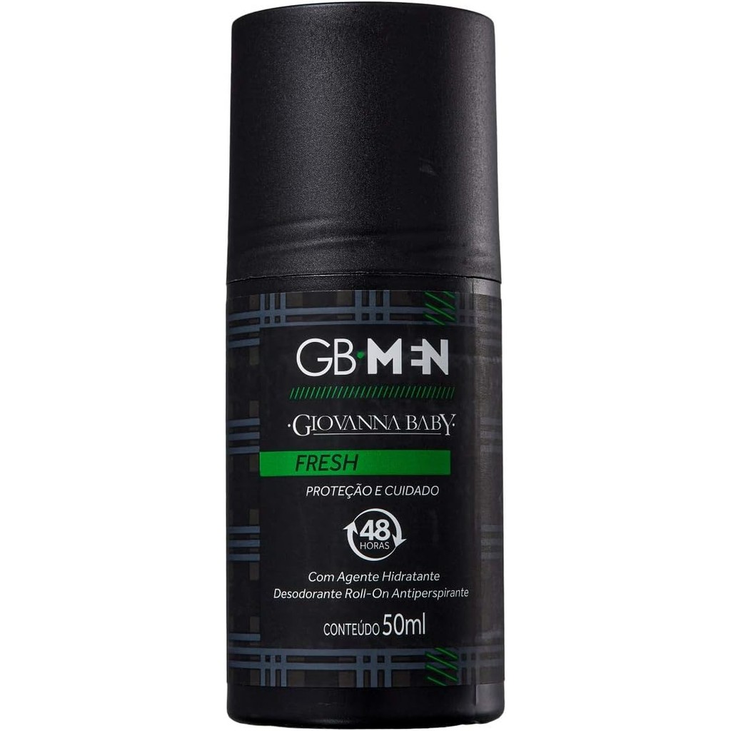 Desodorante Roll-On Antitranspirante Giovanna Baby Masculino GB Men Fresh 50ml