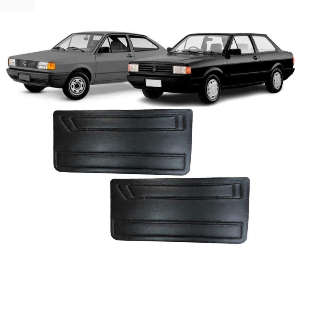 REVESTIMENTO FORRO PORTA DIANTEIRA GOL VOYAGE PARATI 1980 1981 1982 1983 PRETO LD LE