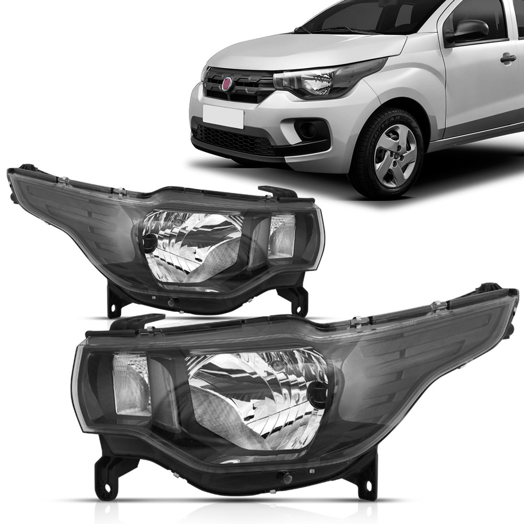 Farol Mobi 2016 2017 2018 2019 Foco Simples Máscara Negra