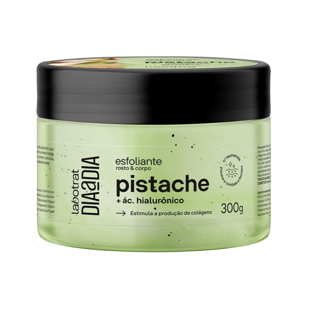 Esfoliante Pistache Rosto Corpo Hidrata Nutre Labotrat 300g