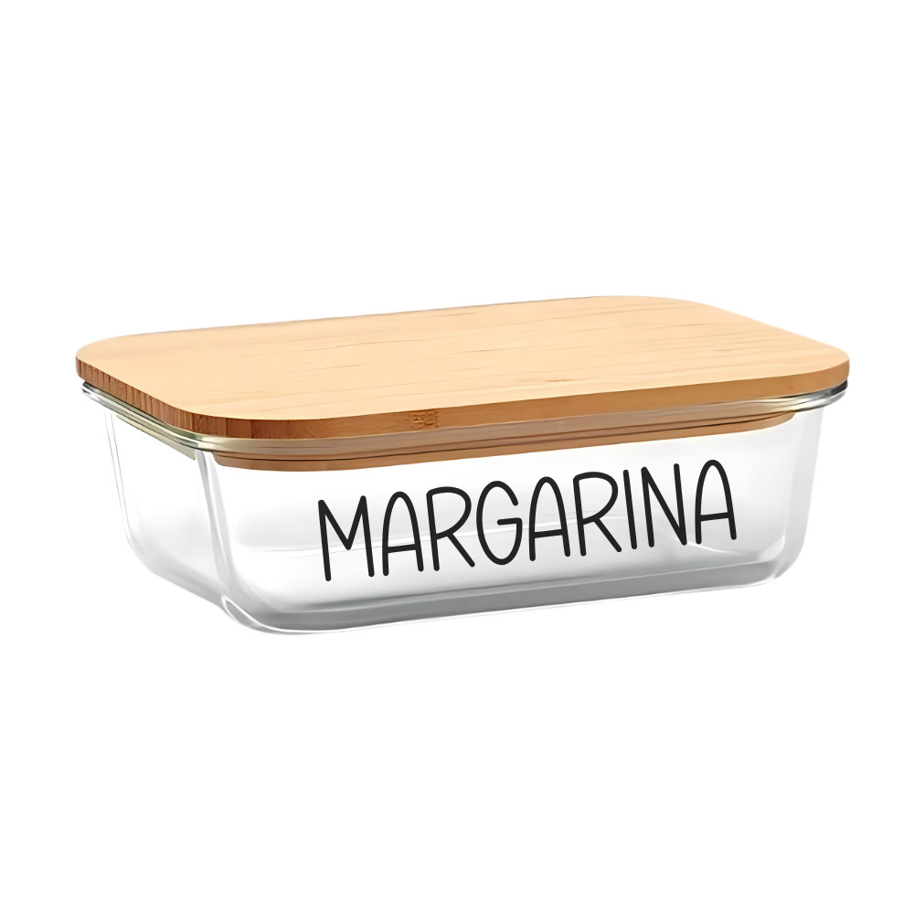 Pote Hermético Vidro (370 ml) Margarina