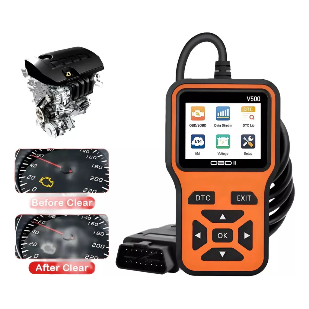 Scanner Automotivo Obd2 V500 Diagnóstico De Avarias Do Carro