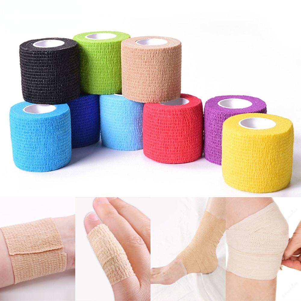 Bandagem Elástica 5Cm X 4.5M - Fita Kinesio Tape Fisioterapia em Oferta na Shopee
