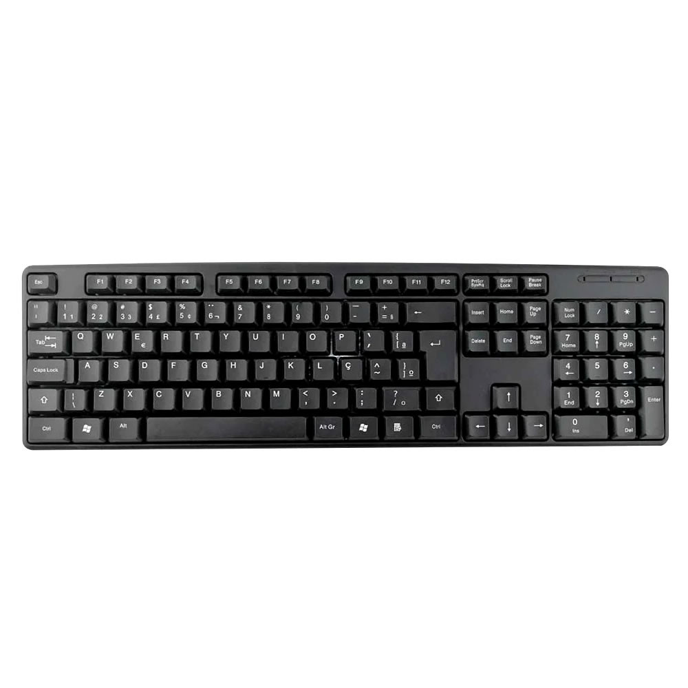 Teclado Usb Brazilpc Bpc 8236 Comum Preto — oferta na Shopee