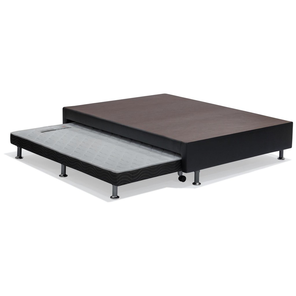 Base preta e cama auxiliar (138x188x24) em Oferta na Shopee