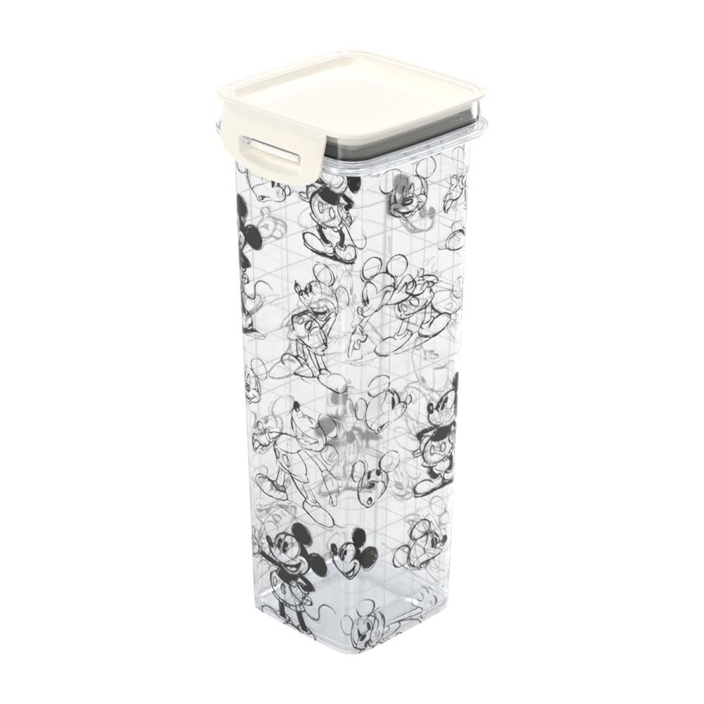 Porta Mantimento Hermético 1,6 L Plástico Mickey Plasútil em Oferta na Shopee