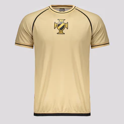 Camisa Kappa Vasco Supporter Shore Dourada