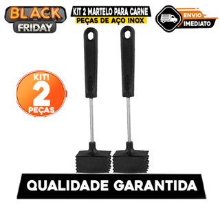 Kit 02 - Martelo para Carne de Aço e Plástico Resistente Linha Premium em Oferta na Shopee