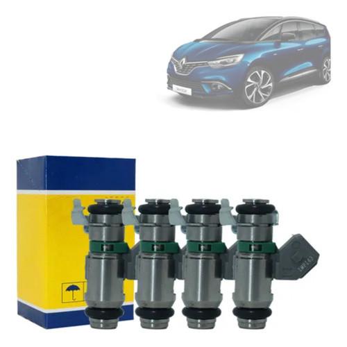 (JOGO) 4 Bicos Injetores Iwp143 PEUGEOT PARTNER 1.8 8V GASOLINA  // RENAULT CLIO SCENIC 1.6 16V