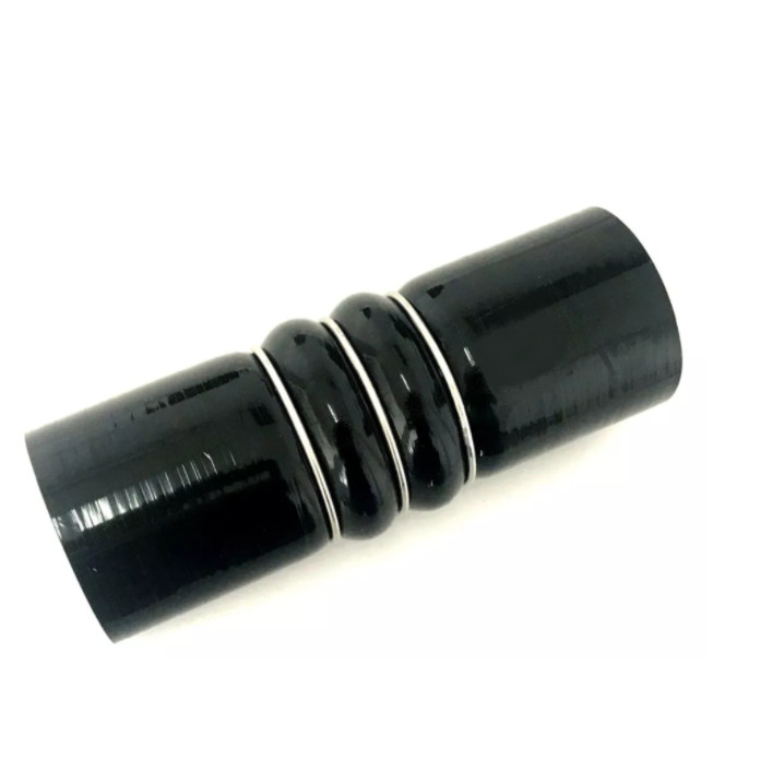 Mangote De Silicone Reto C/2 Hump Preto / Azul 3''1/2 X 150mm