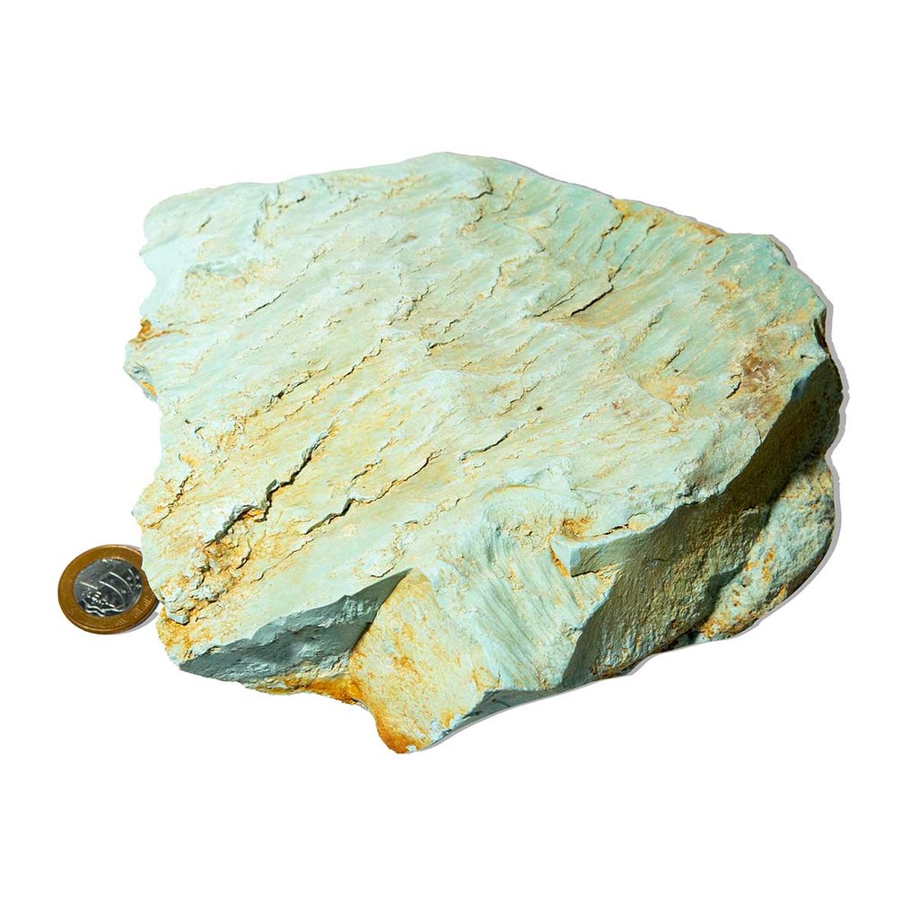 Turquesa Bruta Pedra Natural Para Coleção 2,19Kg 12cm Tipo B