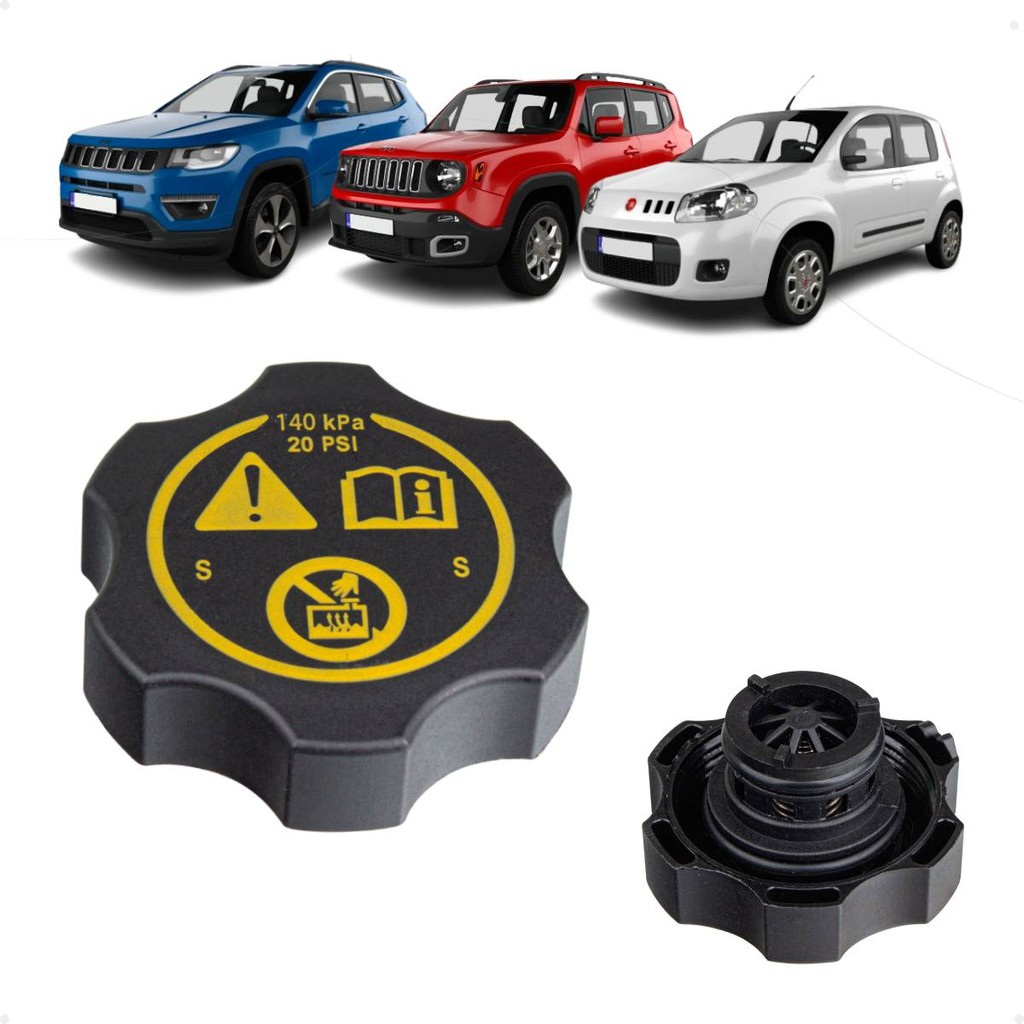 Tampa do Reservatório Argo Cronos Mobi Uno Toro Compass Renegade 2016 a 2020 em Oferta na Shopee